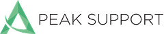 Peak Support logo